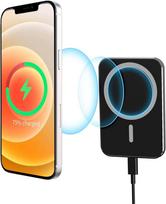 Magnetinis automobilinis telefono kroviklis su bevieliu krovimu 15W M1 : Spalva - Juoda (BK)