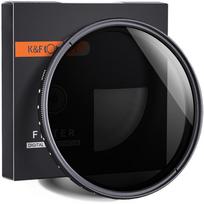 K&F Concept filtras 82mm Slim Variable/Fader NDX, ND2~ND400
