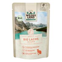 WILDES LAND Bio salmon ekologiši konservai katėms su lašiša, 85 g