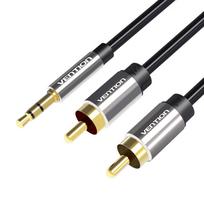 Vention cable 3.5MM TO 2xRCA BCFBG 1.5M BLACK