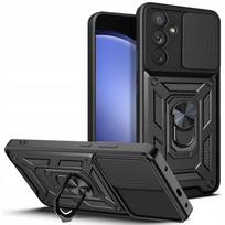 Tvirtas dėklas/stovas su kameros apsauga "Tech-Protect Camshield Pro" telefonui Samsung Galaxy S23 FE