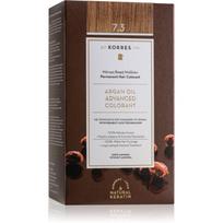 Korres Argan Oil ilgalaikiai plaukų dažai su arganų aliejumi atspalvis 7.3 Golden / Honey Blonde 50 ml