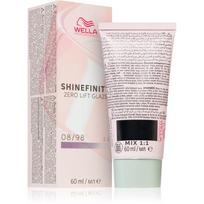 Wella Professionals Shinefinity Zero Lift Glaze pusiau ilgalaikiai plaukų dažai atspalvis 08/98 - Silver Pearl 60 ml