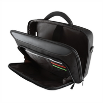 TARGUS | Classic+ | Fits up to 15.6" | Messenger Bag - Briefcase | Shoulder Strap | Black/Red