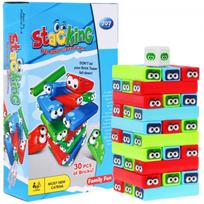 Stalo žaidimas - kaladėlių bokštas mažiausiems!