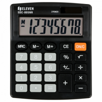 Skaičiuotuvas stalinis ELEVEN SDC-805NR, juodos spalvos