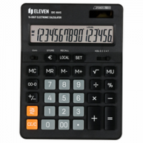 Skaičiuotuvas stalinis ELEVEN SDC-664SE, juodos spalvos