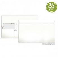 Vokas C5 (162x229) 80g su juostele ir langeliu kairėje 45x90