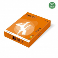 Spalvotas popierius MAESTRO  COLOR A4 80 g. 500 l. oranžinė sp.
