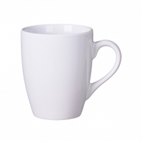Puodelis porcelianinis BELLA 330ml, baltas