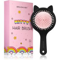 BrushArt KIDS Kitty hair brush plaukų šepetys vaikams Kitty