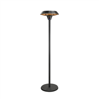 TunaBone Electric Standing Infrared Patio Heater TB2068S-01 Patio heater 2000 W Number of power levels 3 Suitable for rooms up to 20 m² Black IP45