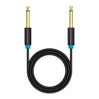 6.35 mm TS garso kabelis 5 m ventiliacijos BAABJ juodas