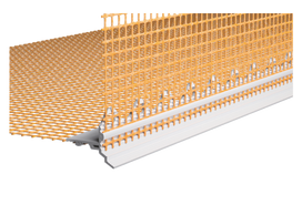PVC nulašėjimo profilis Caparol 6485 CT virš lango ar durų, 2,5m