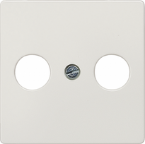 TV cover plate, titanium-white, Delta I-System 5TG2561 | 4001869045030