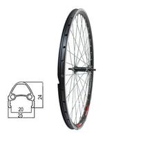 Priekinis ratas 26" Sunstart v-brake, 36H, veržlė