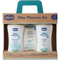 Chicco Baby Moments Clean & Protect dovanų rinkinys vaikams nuo gimimo
