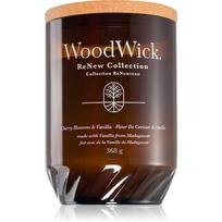 Woodwick Renew Cherry Blossom & Vanilla kvapioji žvakė medinė dagtis 368 g