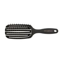 Lankstus šepetys plaukams Hercules Sägemann Flexy Shape Large Vent Brush HER9155, juodos spalvos
