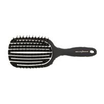 Lankstus šepetys plaukams Hercules Sägemann Flexy Shape Large Vent Brush HER9154, juodos spalvos