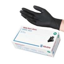 Nitrilo pirštinės be pudros Sense Nitrile Gloves Black M 200 vnt.