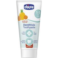 Chicco Toothpaste Fruit Mix dantų pasta vaikams su fluoridu 1-5 y 50 ml