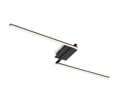 Brilo 3500-015 - LED Ant pagrindo montuojamas sietynas STAFF 2xLED/6W/230V juoda