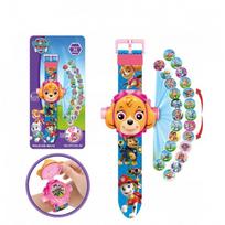 Paw Patrol Skye vaikiškas laikrodis su projekcija