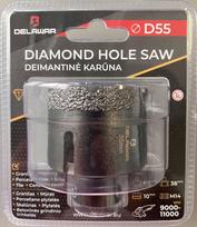 Karūna deimantinė DELAWAR M14 D55mm
