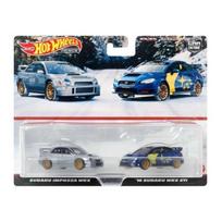 Hot Wheels Premium 2-pack Modeliukas 2016 Subaru Impreza WRX & Impreza WRX STi set of 2