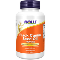 Now Foods Black Cumin Seed Oil 1000 mg 60 softgels