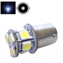 Led R5W,  P21W- BA15S, 8 LED SMD 5050 lemputė