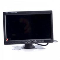 Parkavimo monitorius HD LCD 7.0 colių 2 kanalai RCA 12V-24V