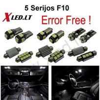 BMW 5 F10 LED salono apšvietimo lempučių komplektas