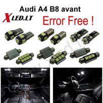Audi A4 B8 avant LED salono apšvietimo lempučių komplektas