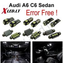 Audi A6 C6 Sedan LED salono apšvietimo lempučių komplektas