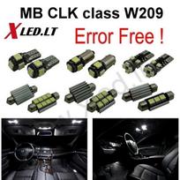 Mercedes Benz CLK class W209 LED salono apšvietimo lempučių komplektas