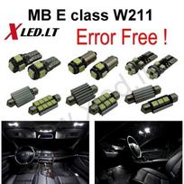 Mercedes Benz E class W211 LED salono apšvietimo lempučių komplektas