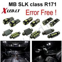 Mercedes Benz SLK class R171 LED salono apšvietimo lempučių komplektas