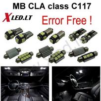 Mercedes Benz CLA class C117 LED salono apšvietimo lempučių komplektas