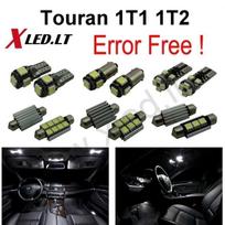 Volkswagen Touran 1T1 1T2 LED salono apšvietimo lempučių komplektas