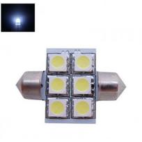 LED F10 / c5w 31mm lemputė - 6 LED