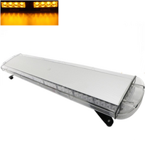 Įspėjamasis galingas LED oranžinis švyturėlis 12V-24V 150 cm