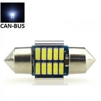 LED CAN BUS lemputė F10 / C5W 28mm - 10 LED
