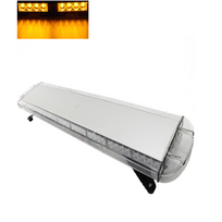 Įspėjamasis galingas LED oranžinis švyturėlis 12V-24V 97 cm