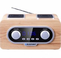 Portable radio FM PLL SD/USB/AUX with battery and clock