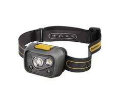 LED Pritemdomas įkraunamas galvos žibintas su jutikliu GP DISCOVERY CHW54 LED/3xAAA IPX5