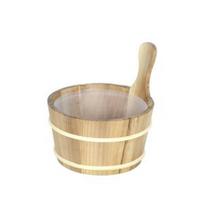 Kubiliukas pirties medinis 4 l alksnis 27,5x25,5x27 cm 4Living 319193