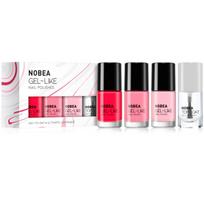 NOBEA Day-to-Day 4-Piece Gel-like Nail Polish set nagų lakų rinkinys Ultimate Lemonade