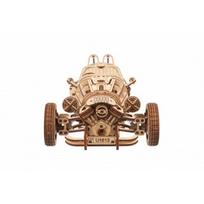 Medinis konstruktorius UGEARS Three-wheeler UGR-S - Triratis